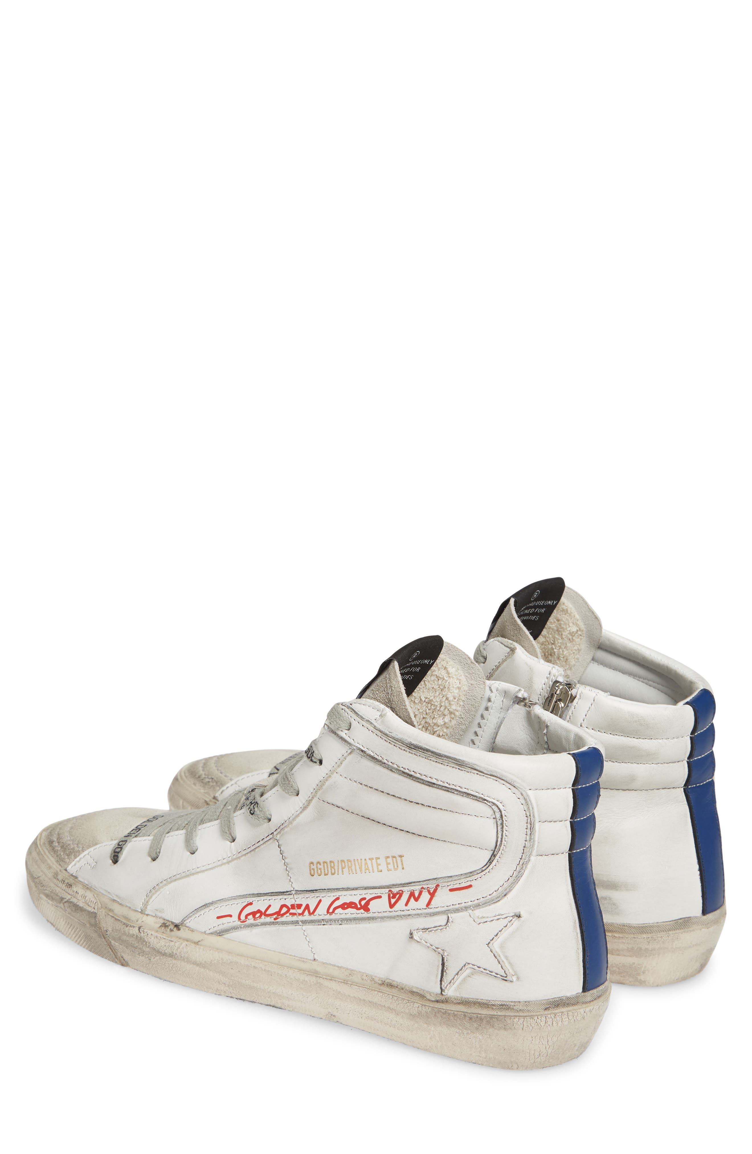 Golden Goose Slide NYC Graphic High Top Sneaker, Alternate, color, 