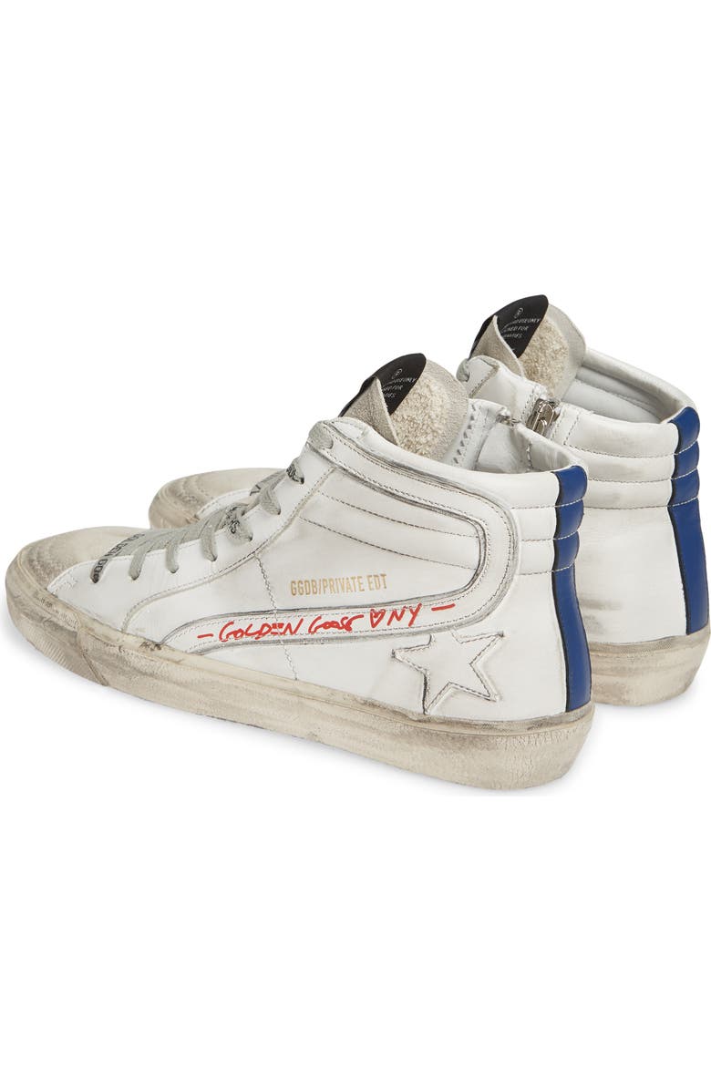 Golden Goose Slide NYC Graphic High Top Sneaker, Alternate, color,