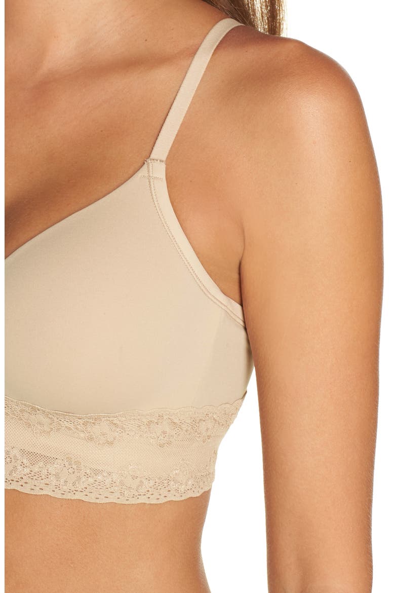 Bliss Perfection Contour Soft Cup Bralette, Alternate, color, CAFE