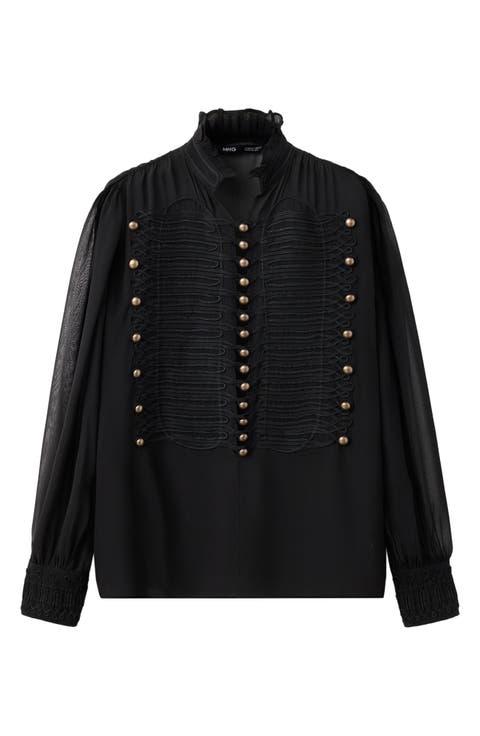 Cayenne Soutache Detail Top