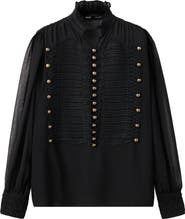 MANGO Cayenne Soutache Detail Top