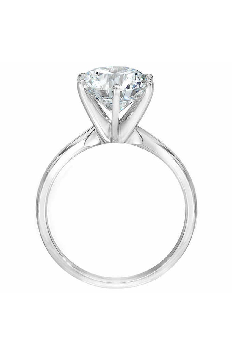 Bliss Diamond Certified 3 Ct Diamond Solitaire Platinum Engagement Ring Lab Grown, Alternate, color, Platinum