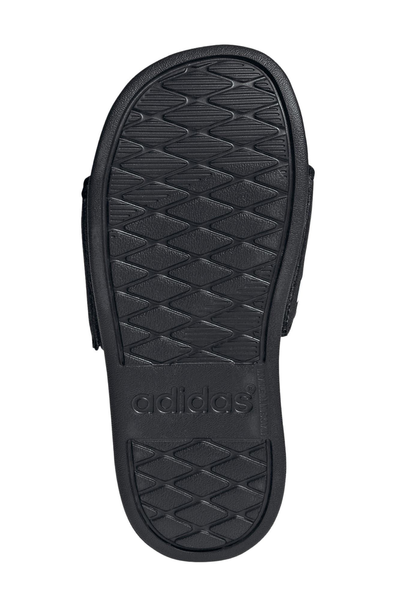 adidas Adilette Comfort Slide Sandal, Alternate, color, Cblack/Ftw