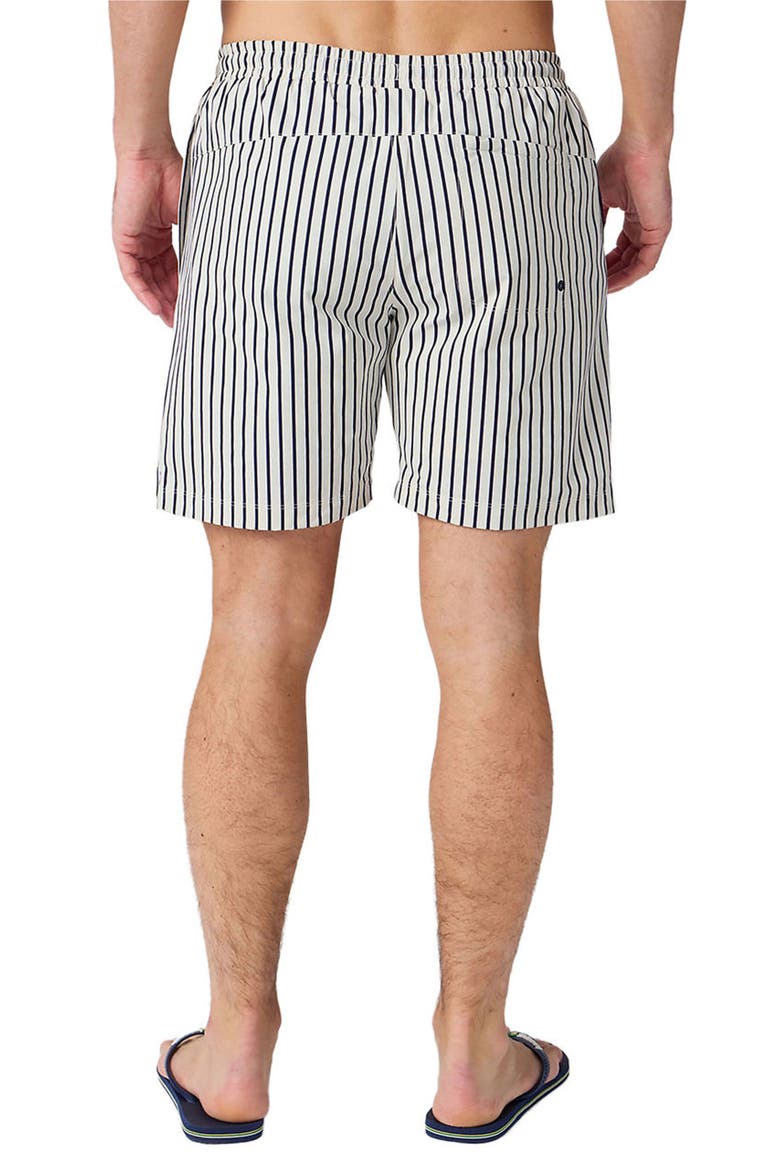 Men's The Swim Trunk 7in, Alternate, color, Deep Navy Shoreline Stripe