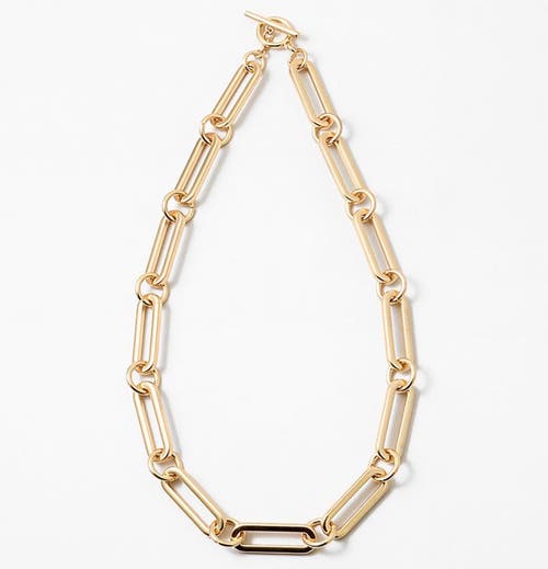 Erin Mcdermott Jewelry Lia Link Necklace In Gold