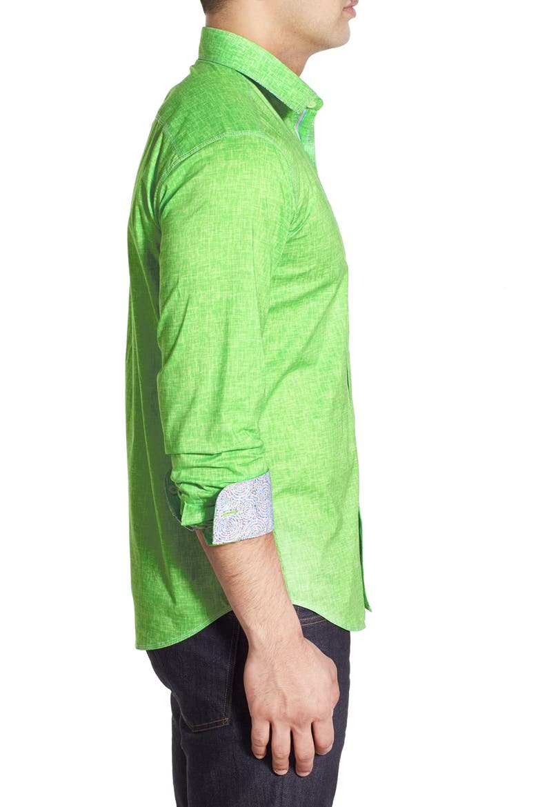 Shaped Fit Sport Shirt, Alternate, color, PARADISE