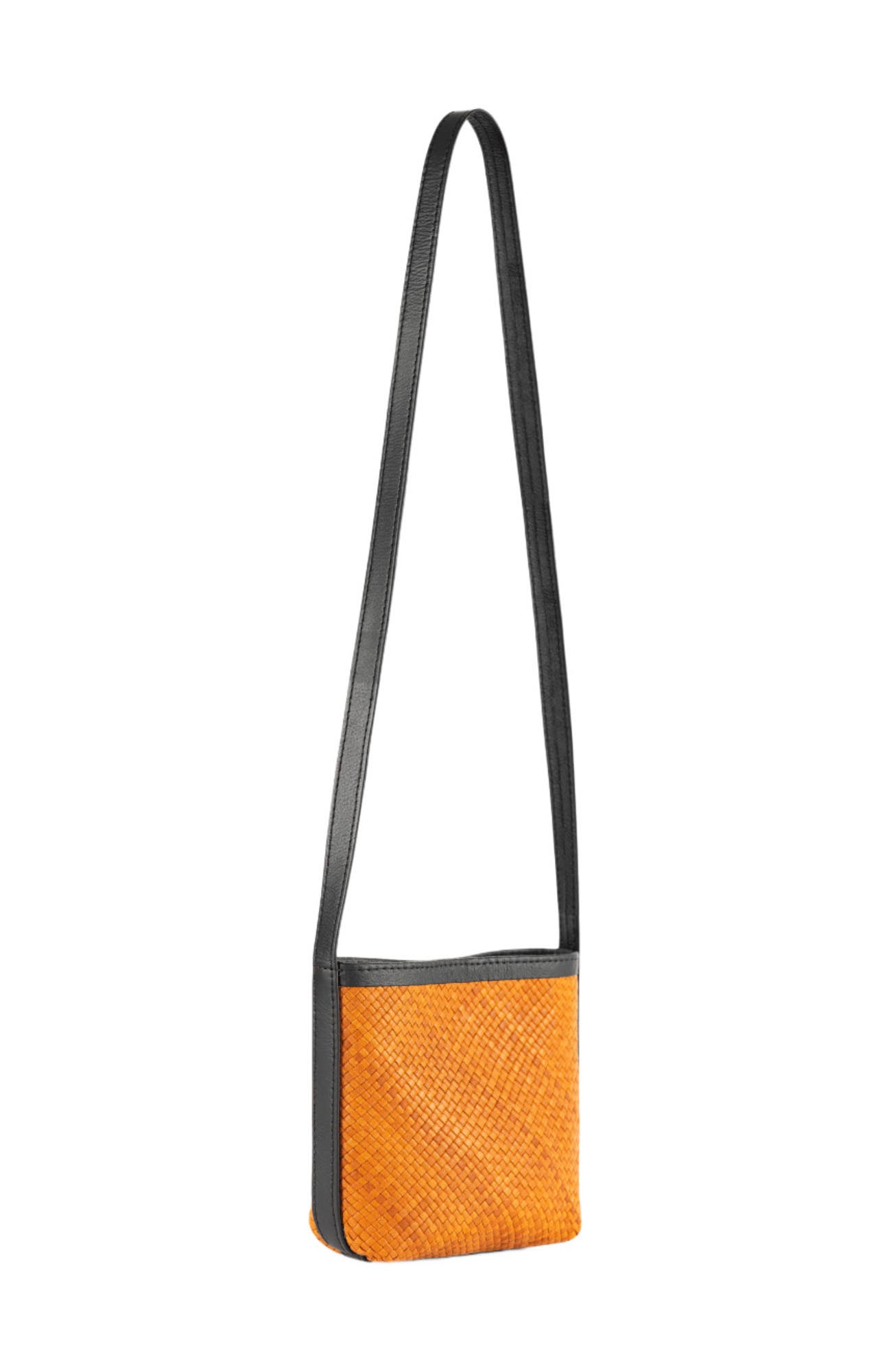 Deux Mains Panye Crossbody Bag, Alternate, color, Cognac