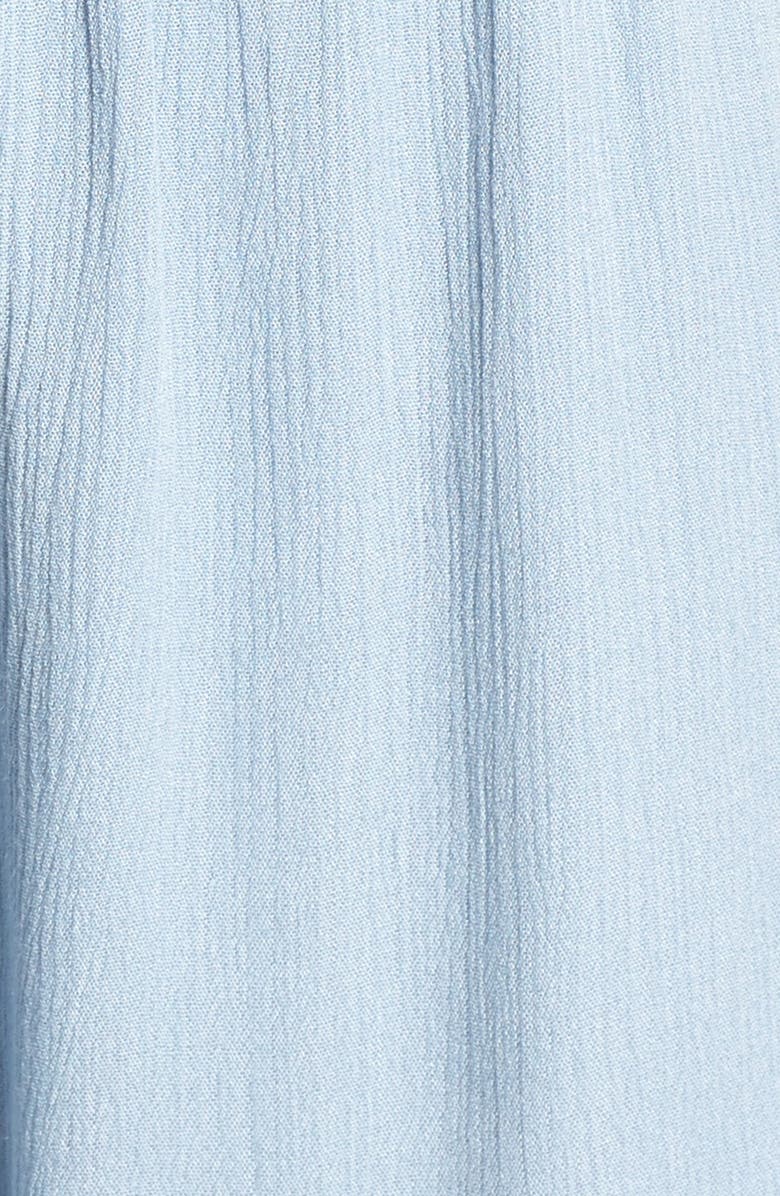 All in Favor Embroidered Cold Shoulder Romper, Alternate, color, 