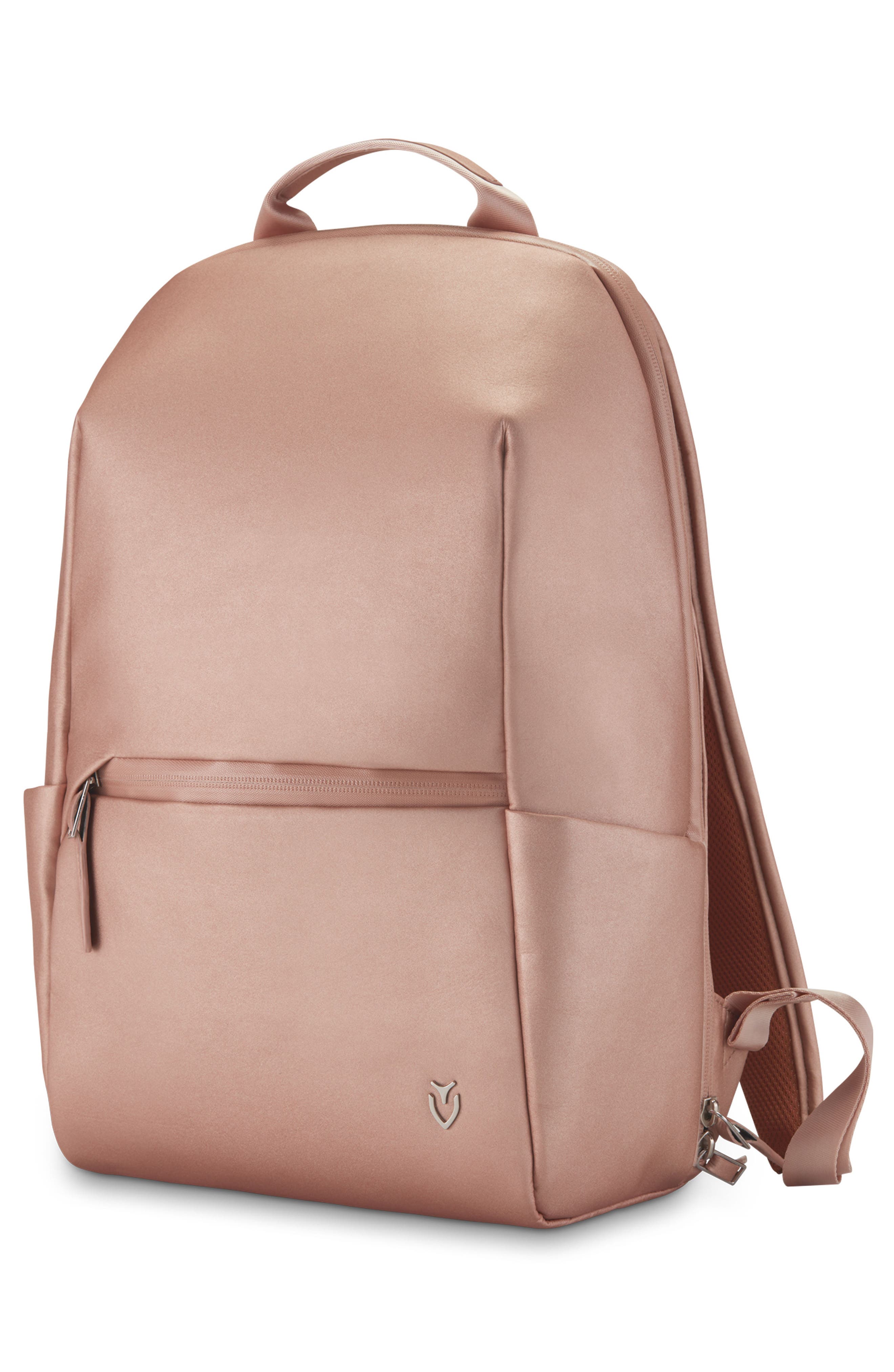Signature 2.0 Lite Faux Leather Backpack, Alternate, color, ROSE GOLD