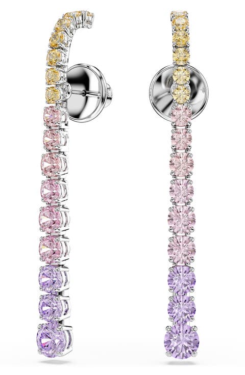 Matrix Crystal Drop Earrings