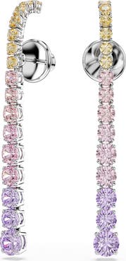 Swarovski Matrix Crystal Drop Earrings
