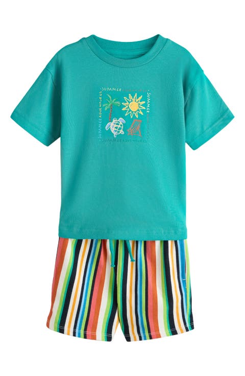 Kids' Turtle T-Shirt & Shorts Set (Baby, Toddler & Little Kid)