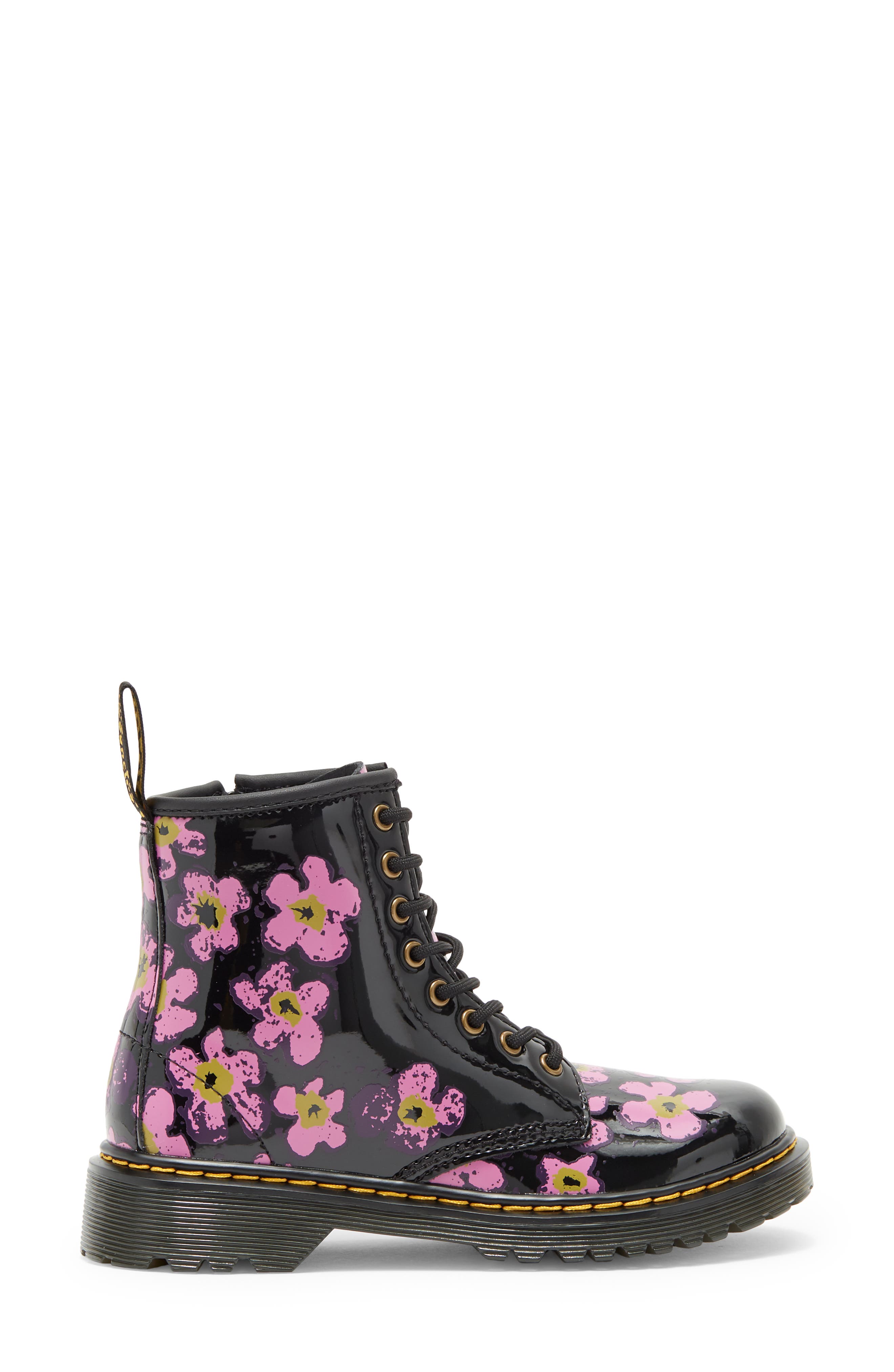 Dr. Martens Kids' 1460 Floral Lace-Up Boot, Alternate, color, 