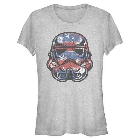 Junior's Patriotic Stormtrooper Short Sleeve Graphic T-Shirt