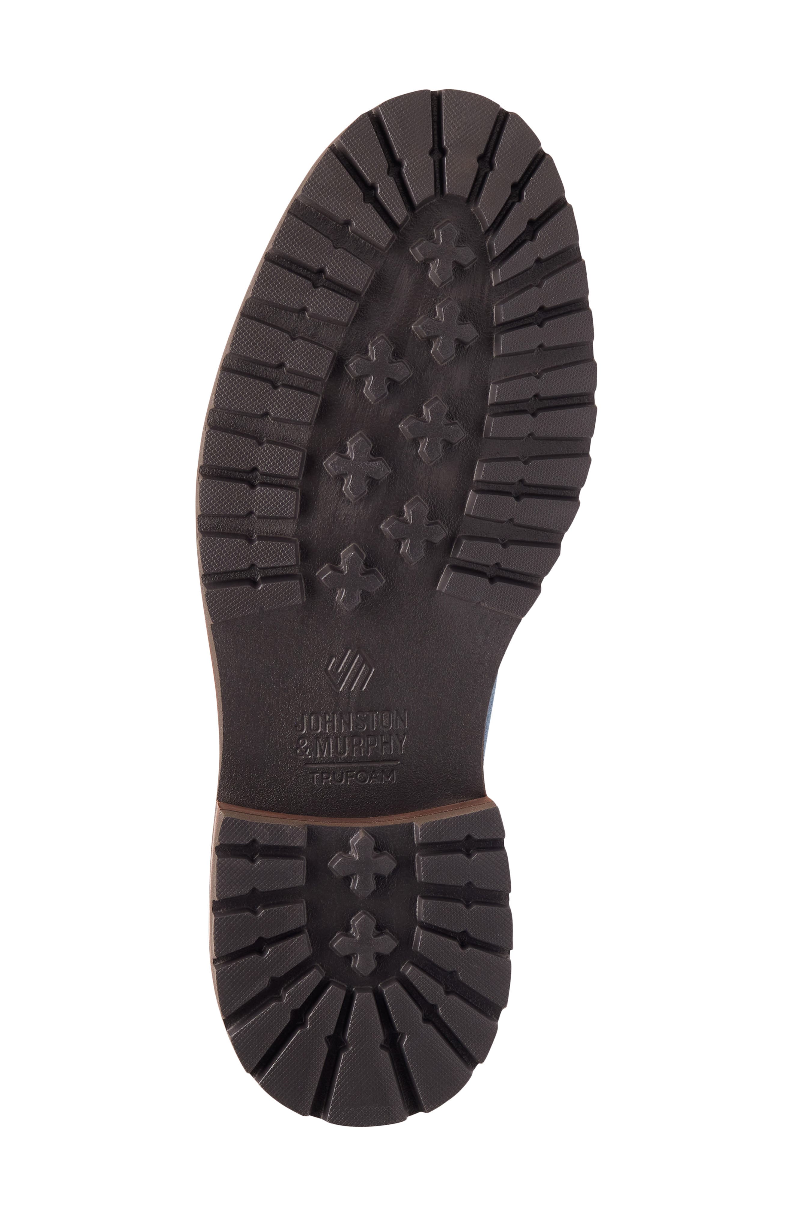 Johnston & Murphy Collier Penny Loafer, Alternate, color, Denim Suede