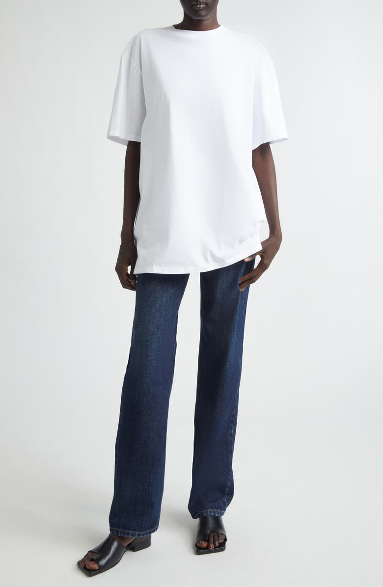 Jean Paul Gaultier Junior Cotton Jersey Graphic T-Shirt, Alternate, color, White/ Red/ Blue