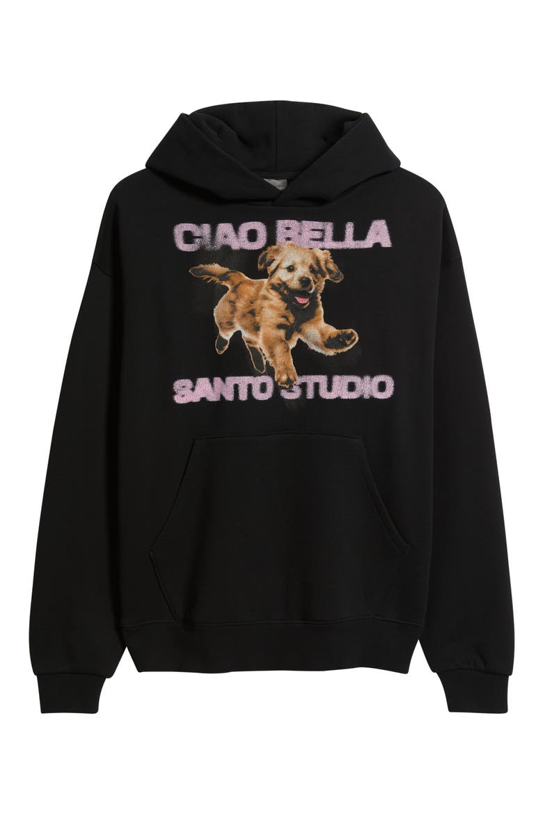 Bella Graphic Hoodie, Alternate, color, BLACK