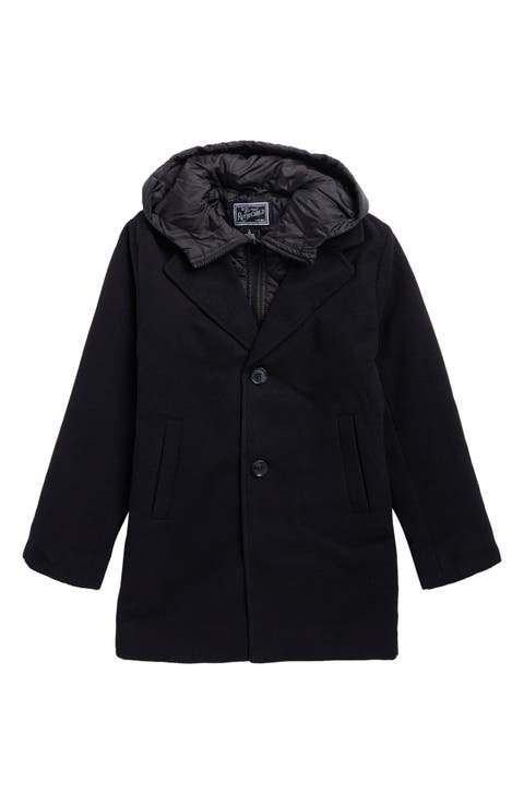 Kids' Hybrid Hooded Coat