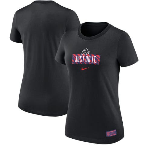 Women's Nike Black USMNT Verbiage T-Shirt