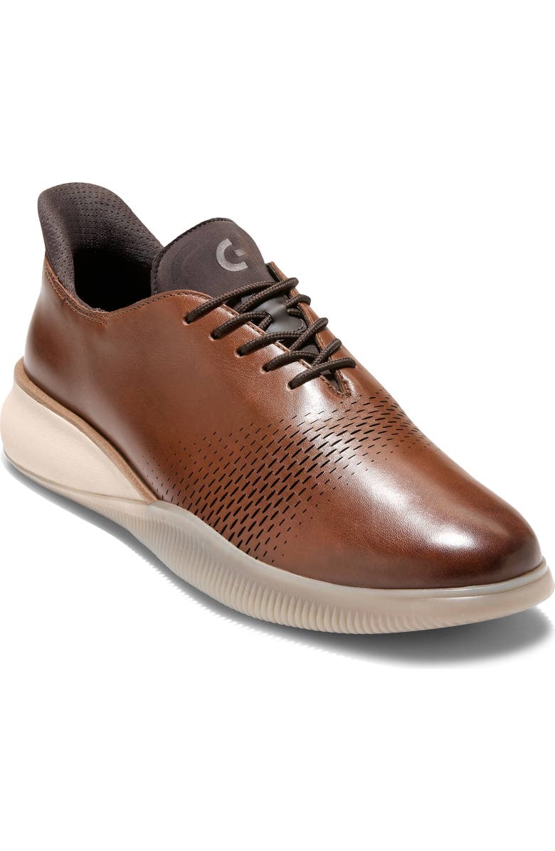 Cole Haan 6.ZeroGrand Laser Quick-On Oxford, Main, color, Woodbury / Dark Chocolate