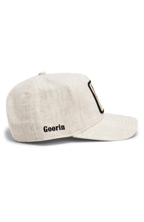 Goorin Bros . Lethal Twill Baseball Cap In Natural