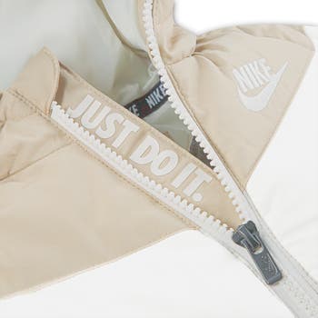 Chevron Puffer Hoodie