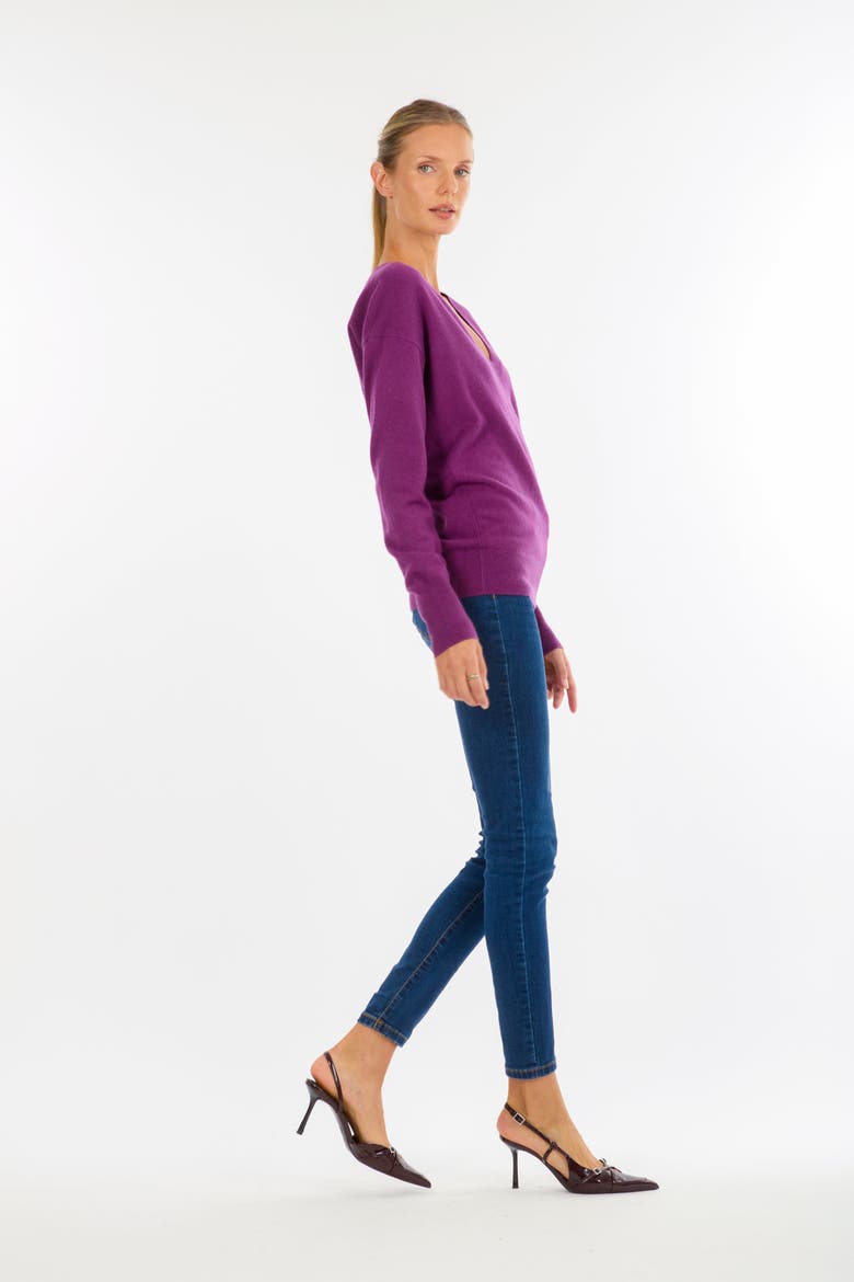 Haven Sweater, Alternate, color, Maeve Pink