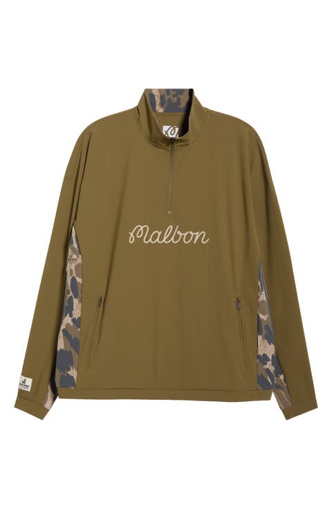 Tour Divot Quarter-Zip Camouflage Jacket