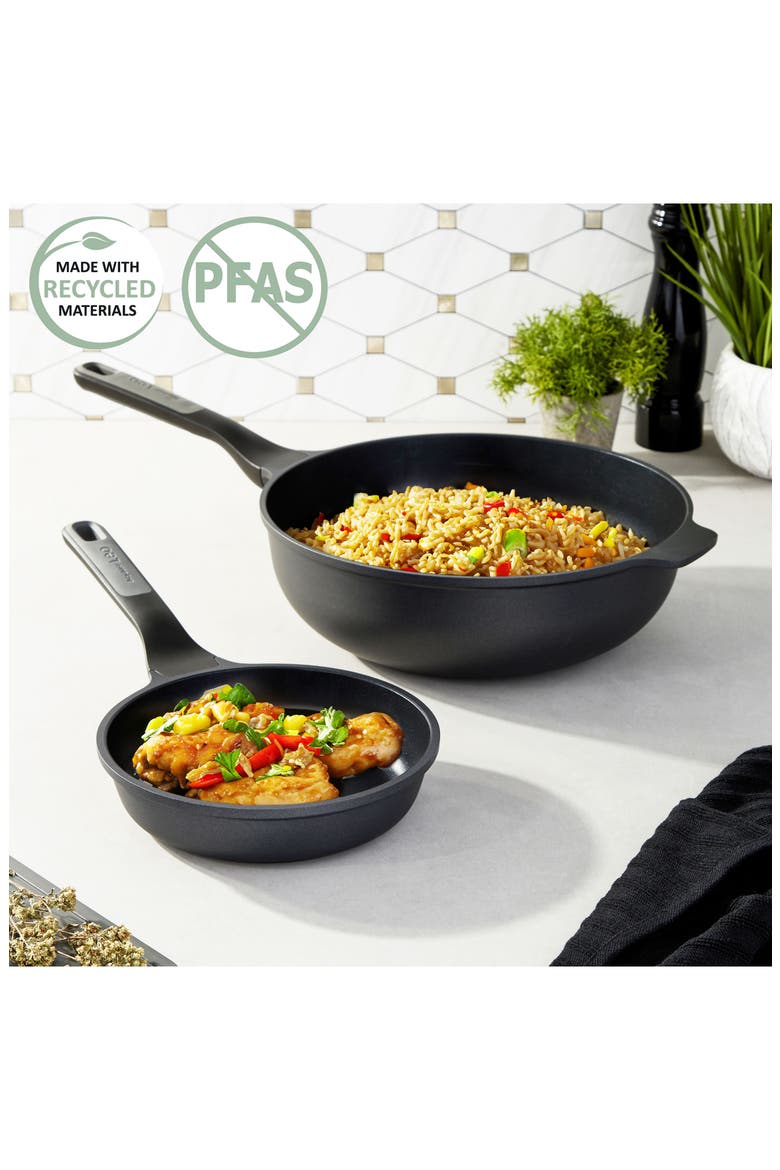 Leo Stone 2-Piece Cookware Set, Alternate, color, BLACK