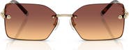 Tiffany & Co. 59mm Gradient Rectangular Sunglasses