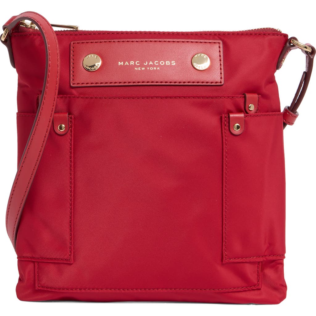 Marc Jacobs Preppy Swing Pack Crossbody Bag In Savvy Red