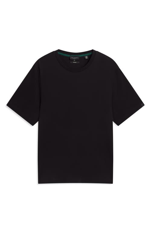 Ted Baker Konrrad Cotton T-shirt In Black