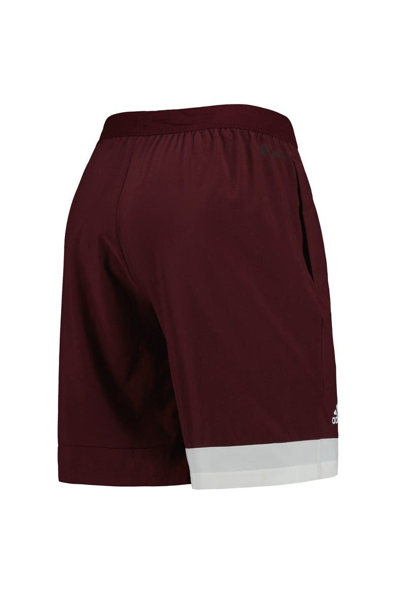 Men's adidas Maroon Mississippi State Bulldogs AEROREADY Training Shorts, Alternate, color, Maroon