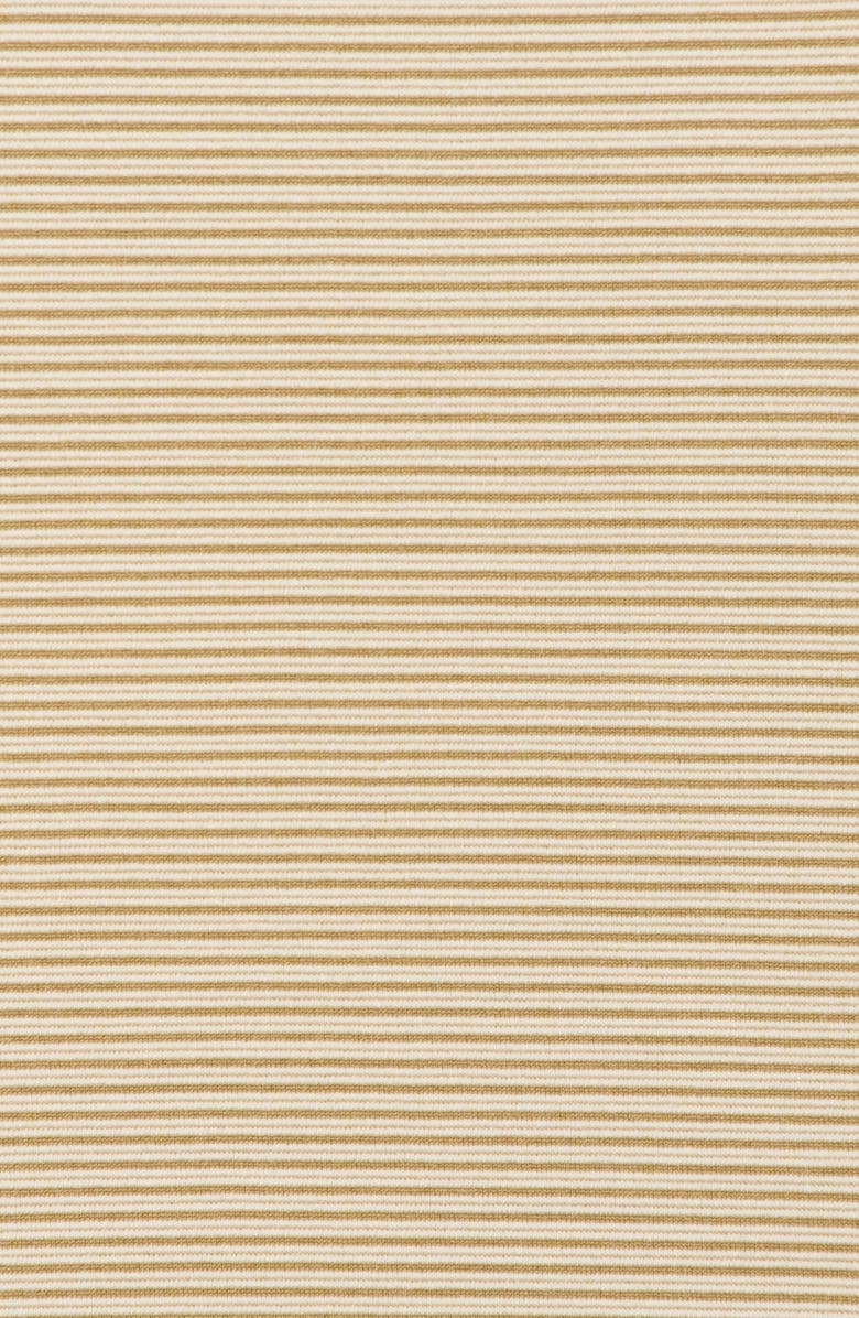 Sweaty Betty Athlete Mid Length Striped Performance Tank, Alternate, color, Beige Drop Needle Stripe