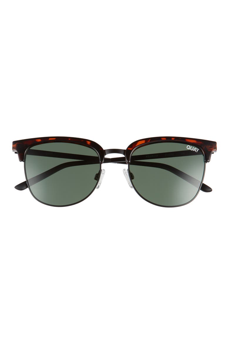Australia x ARod 55mm Evasive Polarized Sunglasses, Main, color, TORTOISE/ GREEN