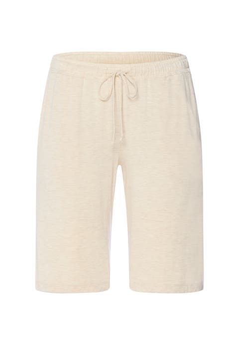 Natural Elegance Drawstring Lounge Shorts
