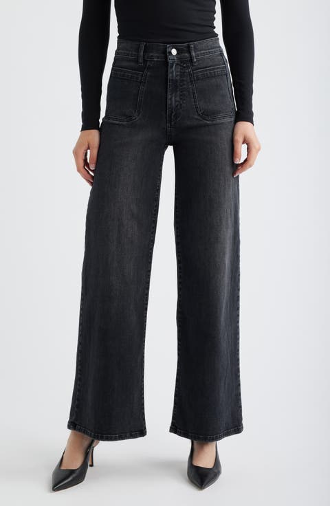 Le Slim Palazzo Modernist Wide Leg Jeans