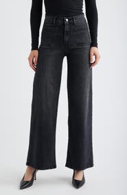 FRAME Le Slim Palazzo Modernist Wide Leg Jeans