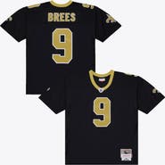 Mitchell & Ness Men's Mitchell & Ness Drew Brees Black New Orleans Saints 2009 Legacy Jersey
