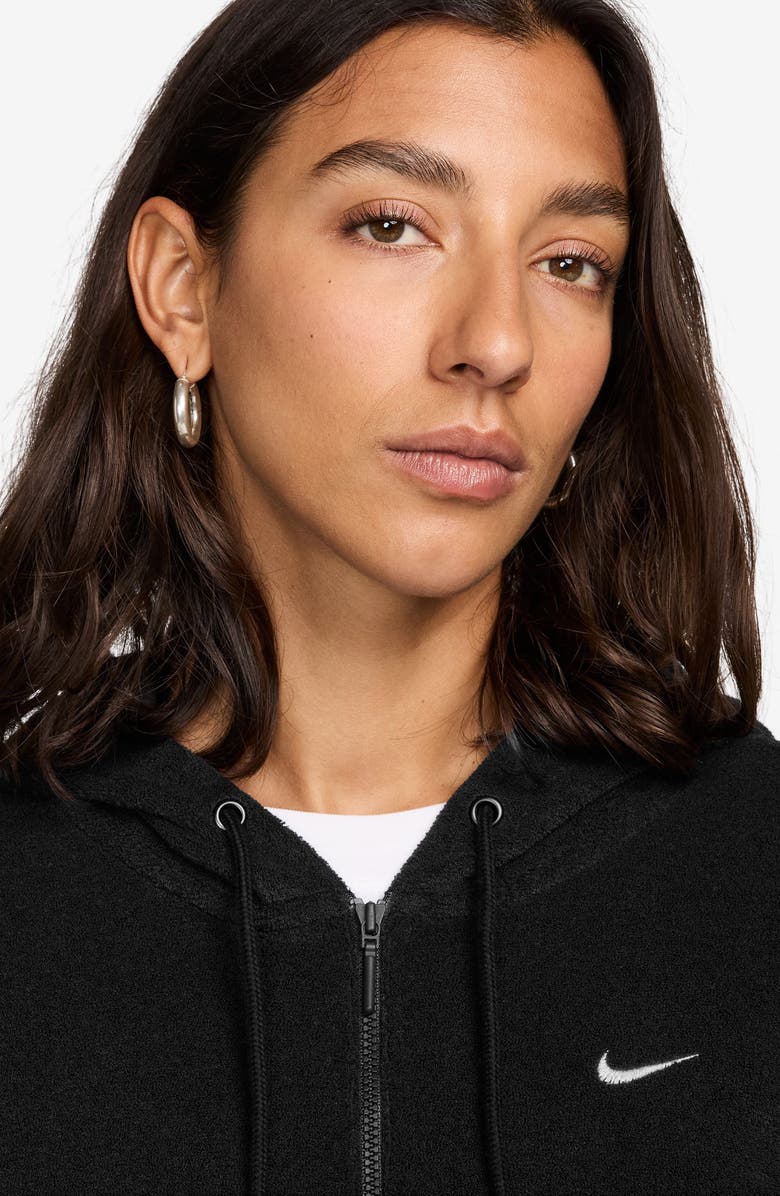 Nike Phoenix Oversize Plush Fleece Full Zip Hoodie, Alternate, color, 