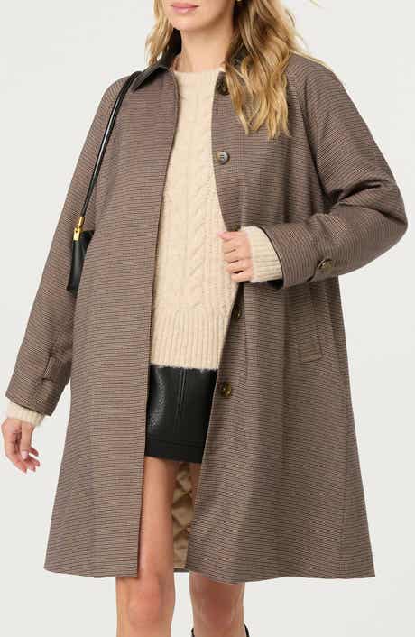 ASTR the Label Raiden Faux Leather Collared Coat