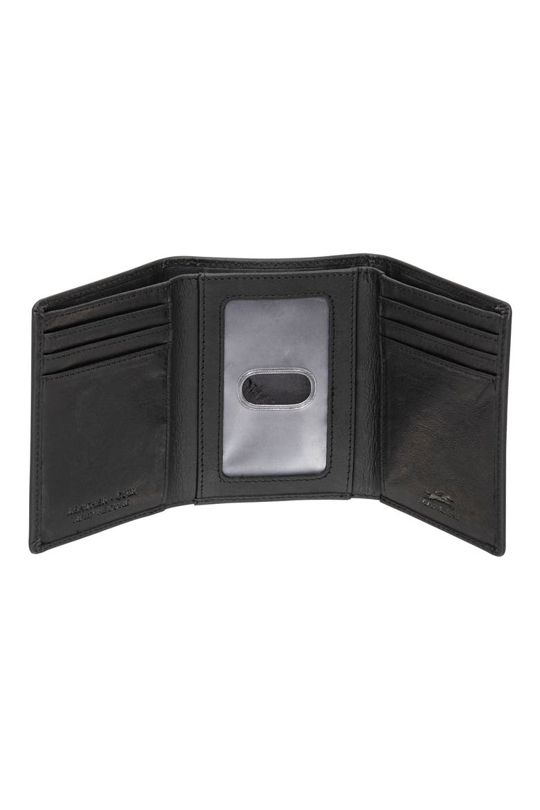 RFID Trifold Wallet, Alternate, color, BLACK