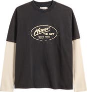HONOR THE GIFT Layered Just Be Long Sleeve Graphic T-Shirt