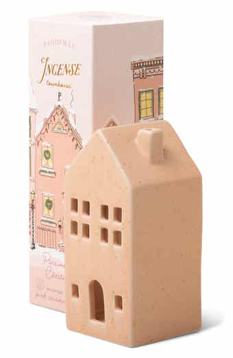 Persimmon Chestnut Incense Ceramic Townhouse