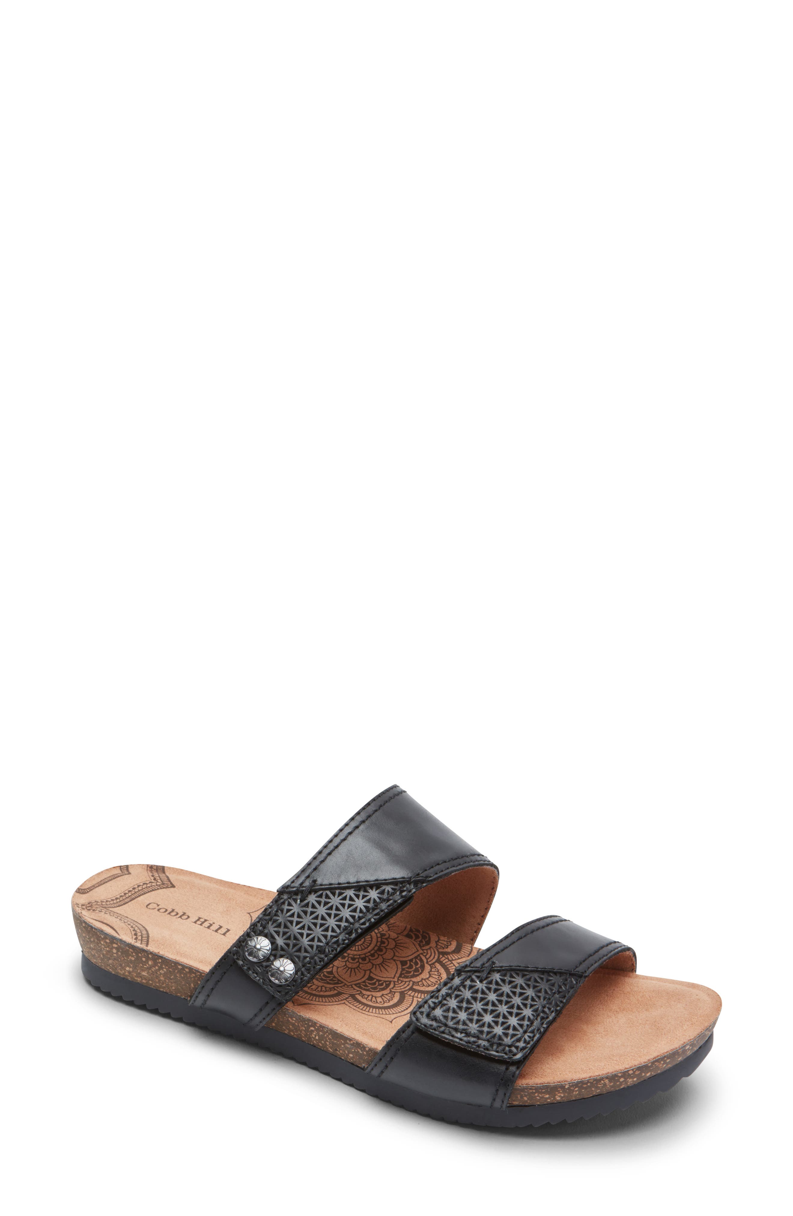 Rockport Cob Hill Trinity Slide Sandal, Main, color, 