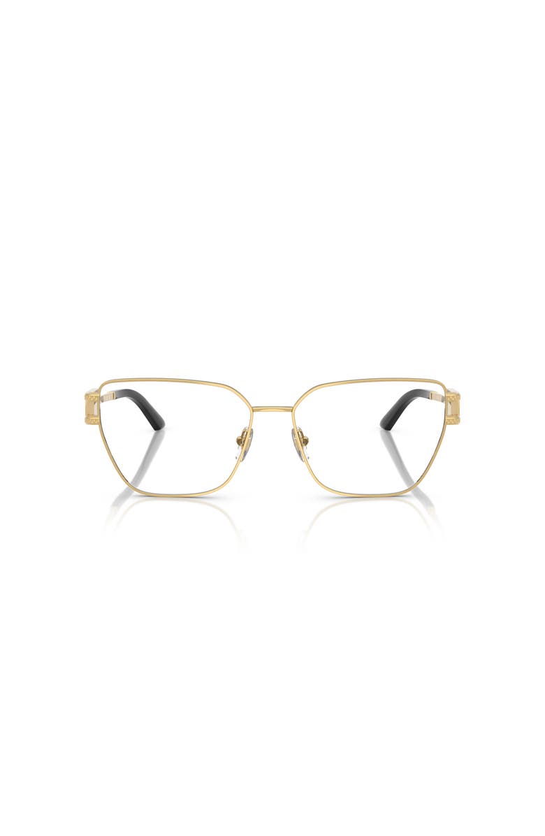 Versace 55mm Cat Eye optical glasses, Alternate, color, Gold