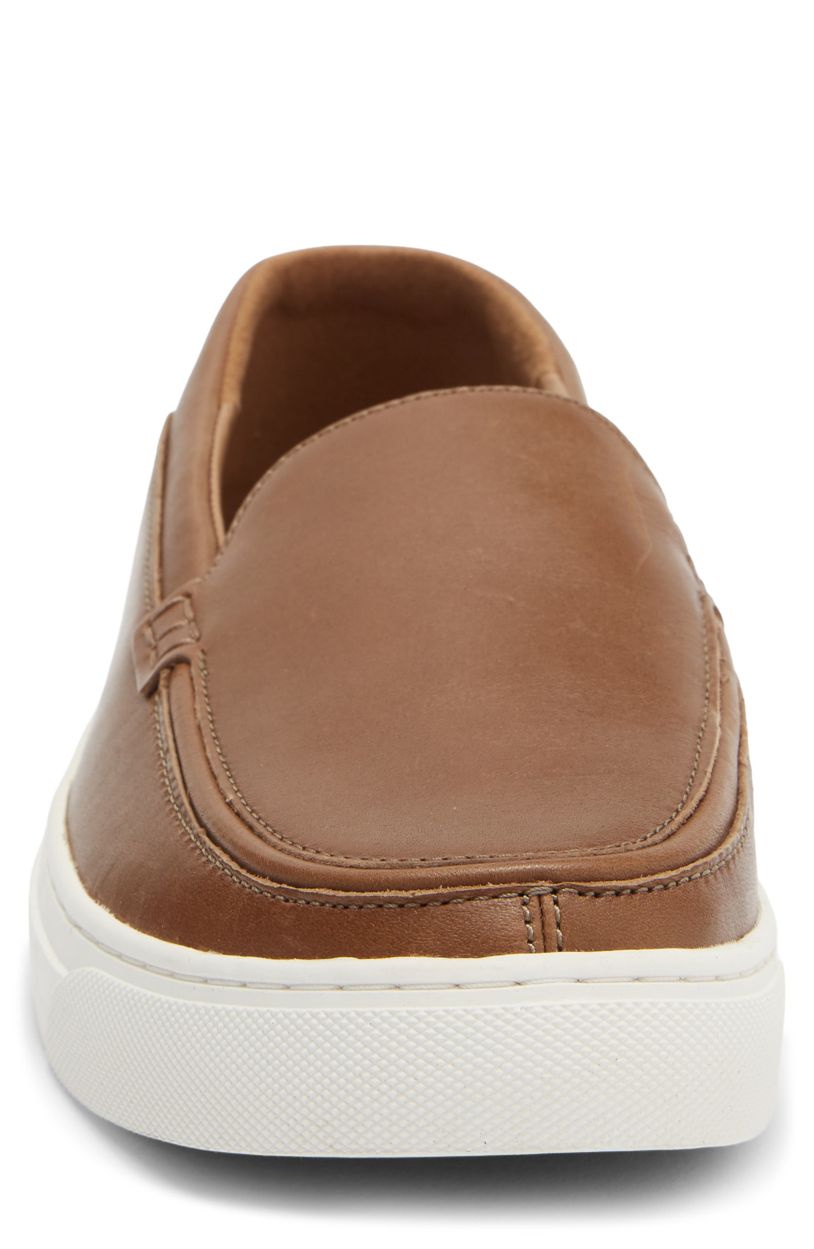 Kou Leather Slip-On, Alternate, color, WALNUT/ WALNUT