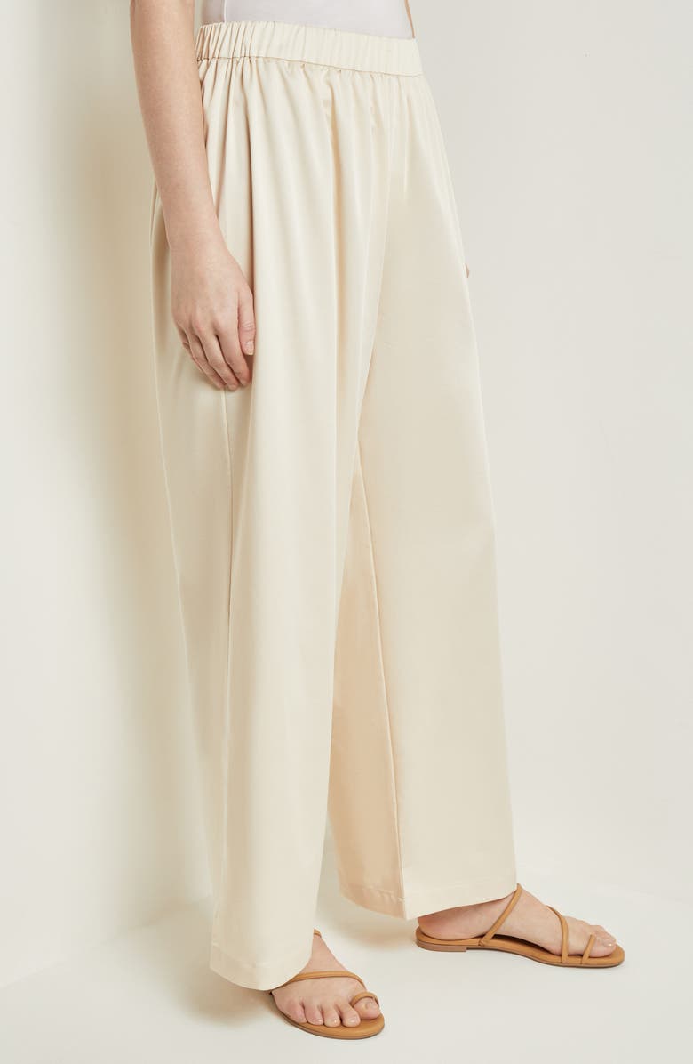 Misook Wide Leg Pants, Alternate, color, Parchment