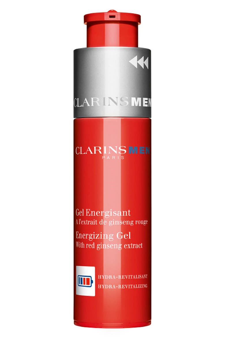 ClarinsMen Energizing Gel Moisturizer, All Skin Types, Main, color, NO COLOR