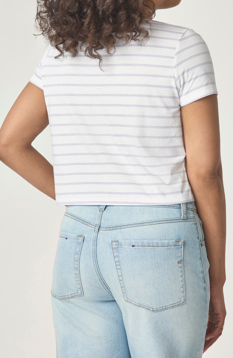 Florence by Mills Stripe Core T-Shirt, Alternate, color, Purple Haze White Star